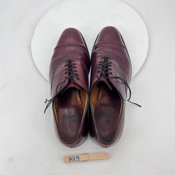 Allen Edmonds Park Avenue Men Size 9.5B Brown Leather Cap Toe Oxford Dress Shoes - Picture 11 of 14